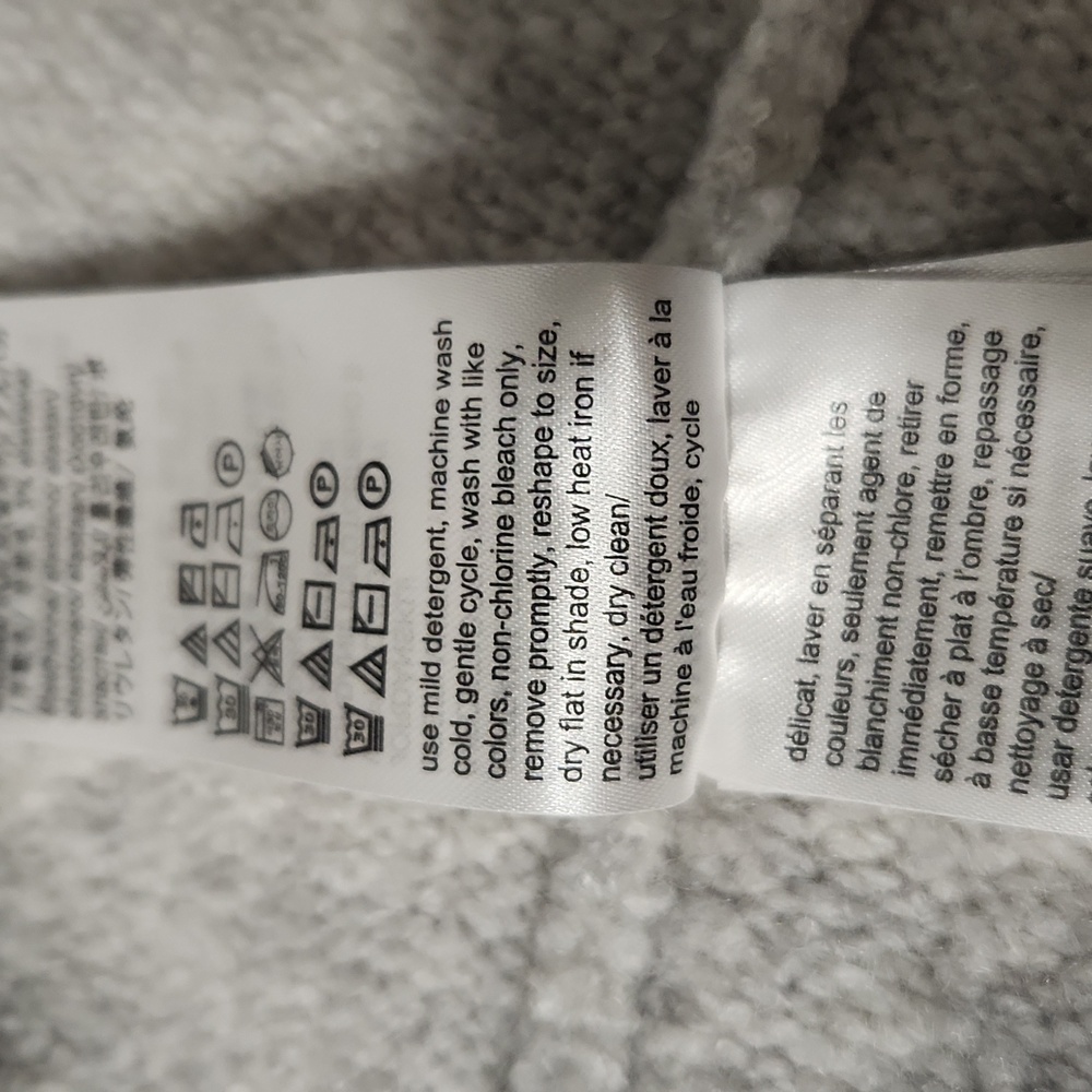 Calvin Klein Wool Blend Open Front Cardigan Size Medium - Picture 7 of 8
